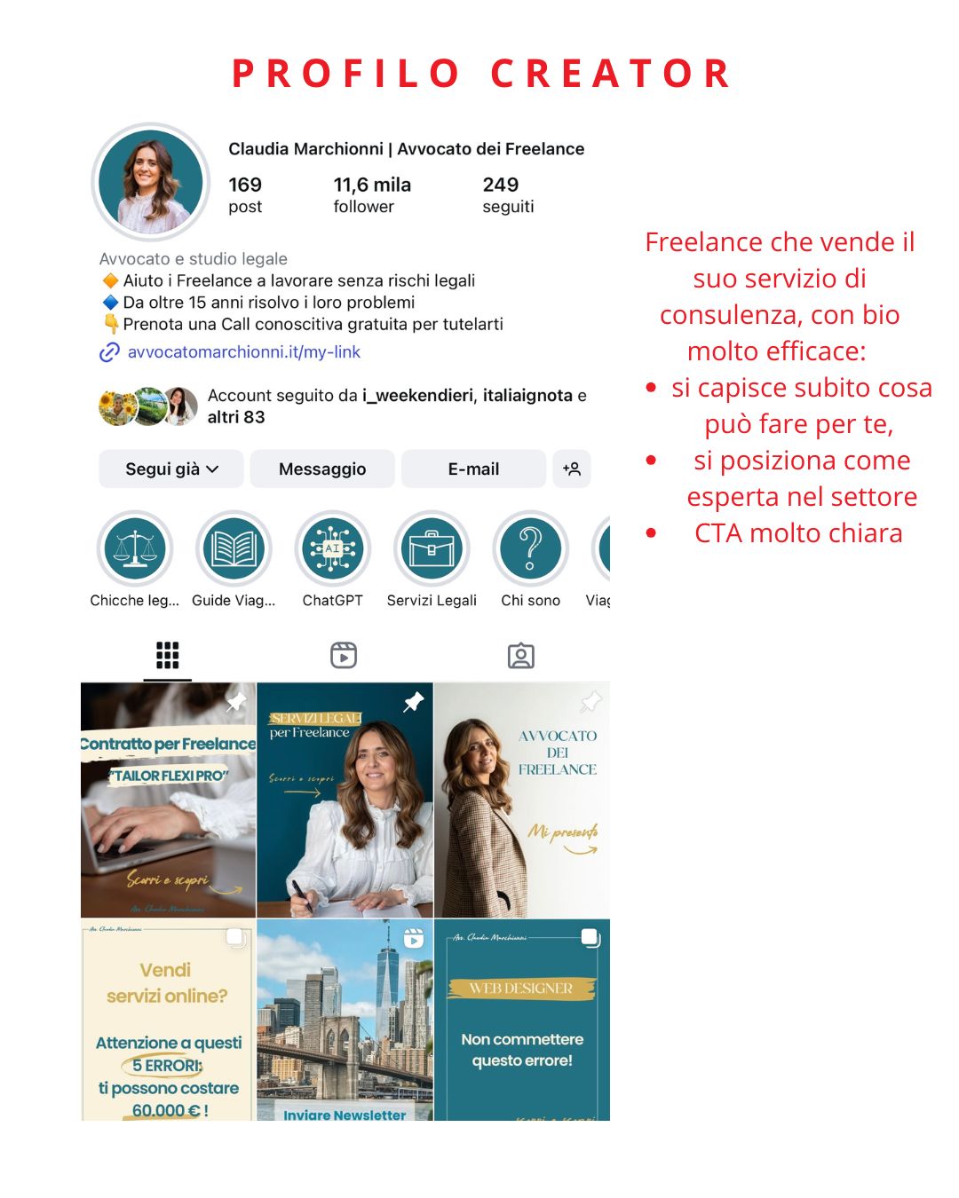 profilo creator come scrivere la perfetta instagram bio esempio di bio di profilo creator